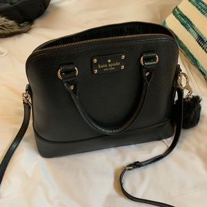 Black Kate Spade Purse AND Matching Wallet